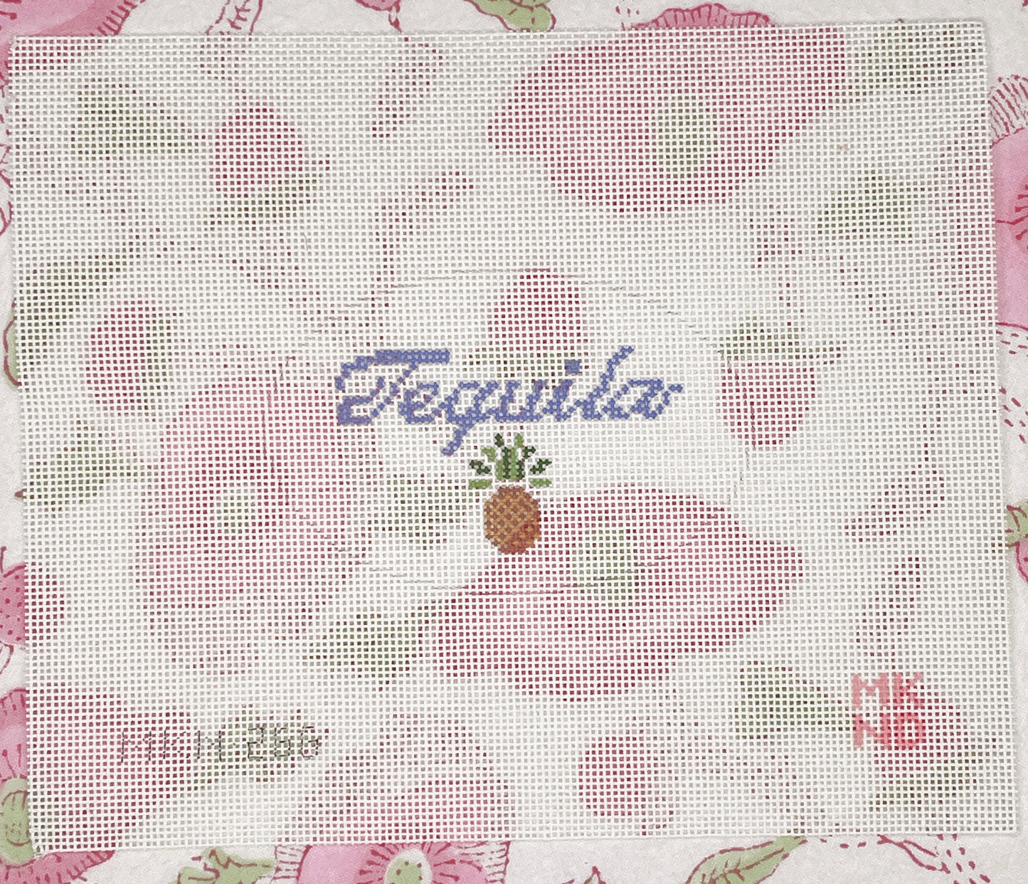 pineapple tequila decanter tag