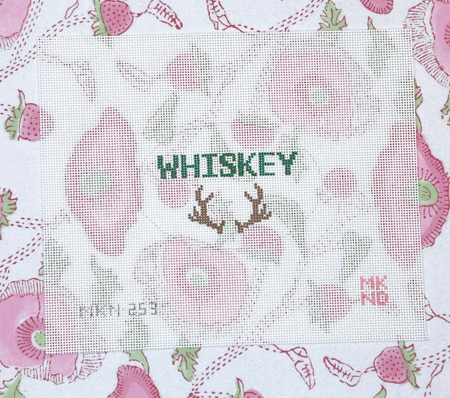 antlers whiskey decanter tag