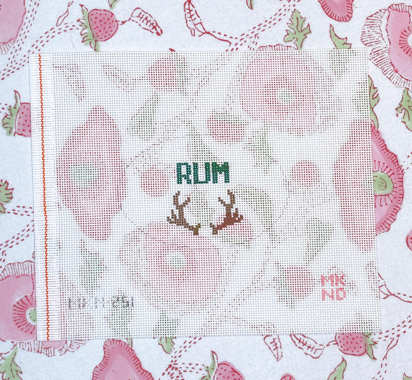 antlers rum decanter tag