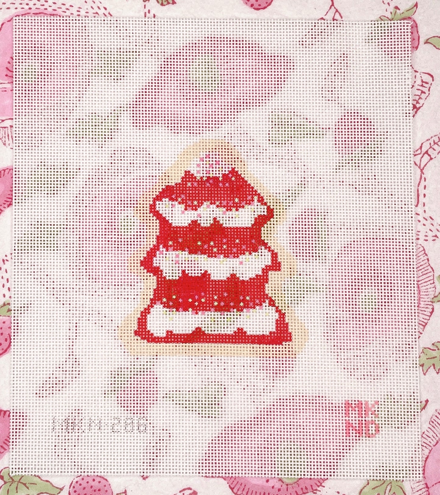 red tree cookie