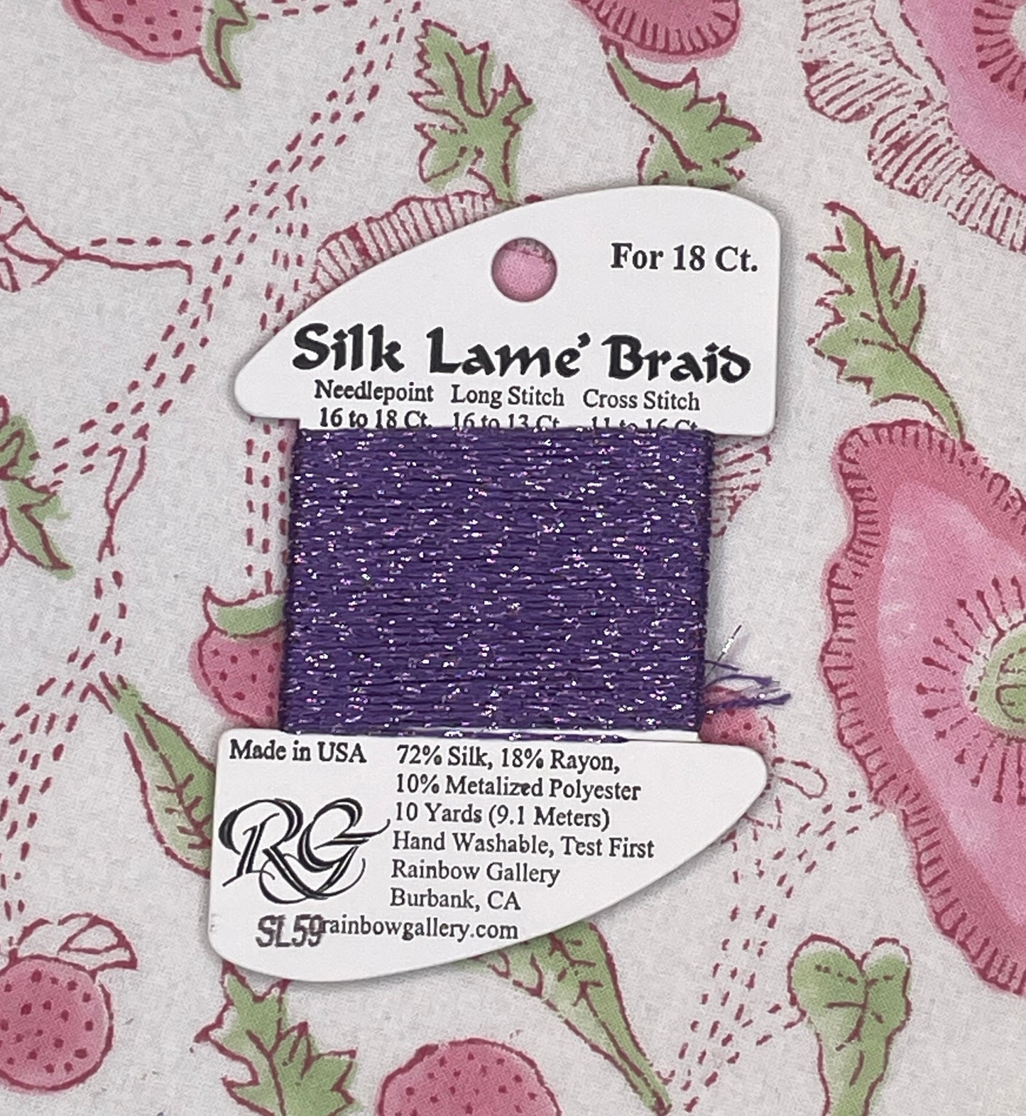 silk lame braid