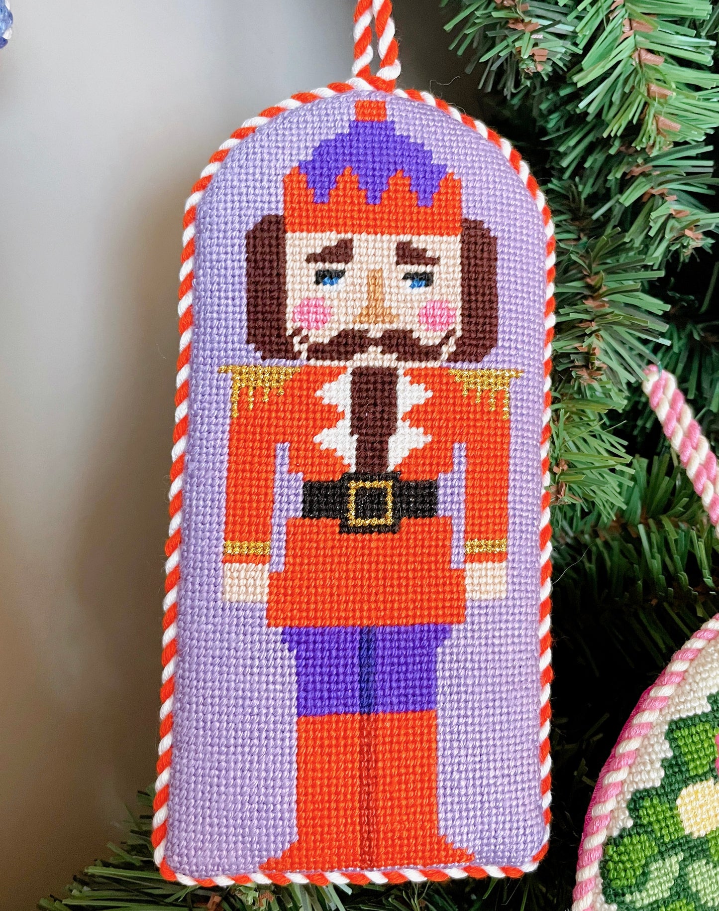 orange + purple nutcracker, clemson