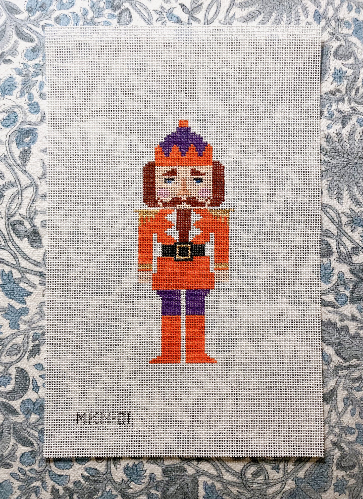 orange + purple nutcracker, clemson