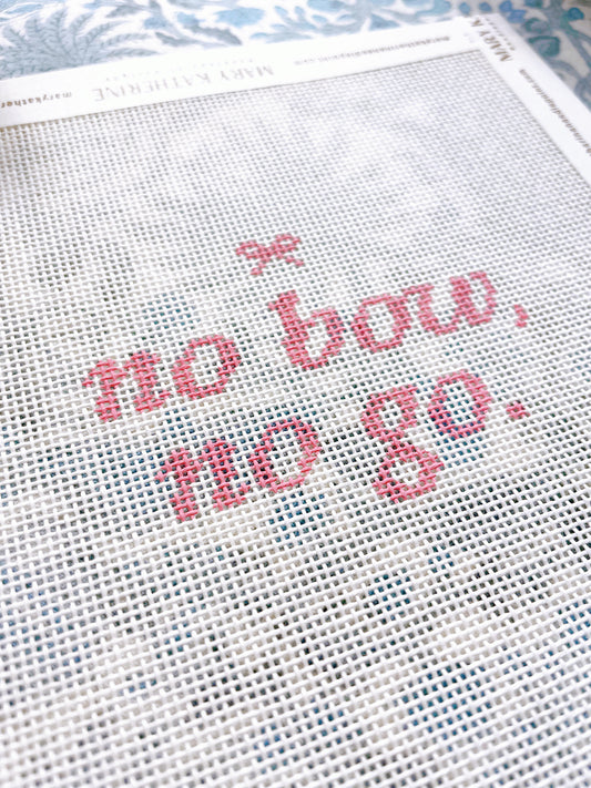 no bow, no go - 18 mesh