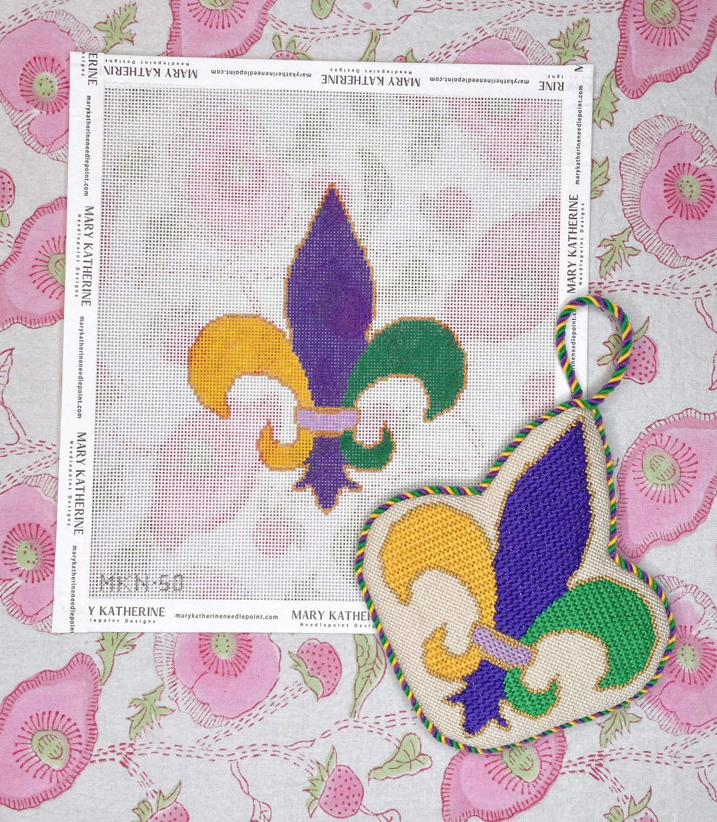 mardi gras fleur-de-lis ornament