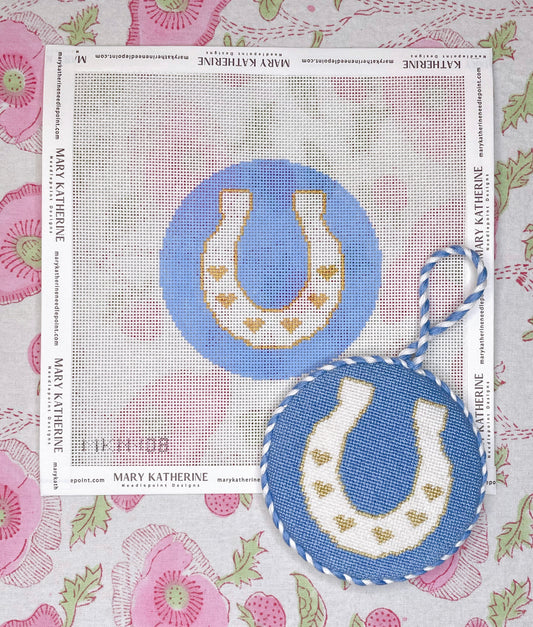 horseshoe love ornament