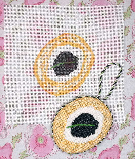 caviar blini ornament