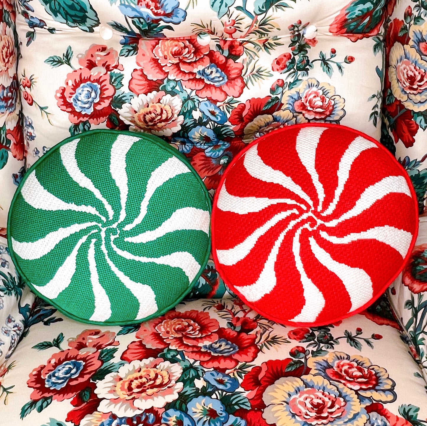 peppermint pillow, green