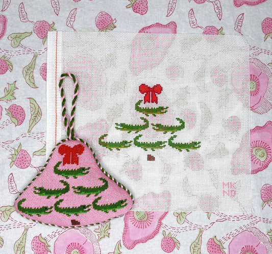 alligator christmas tree