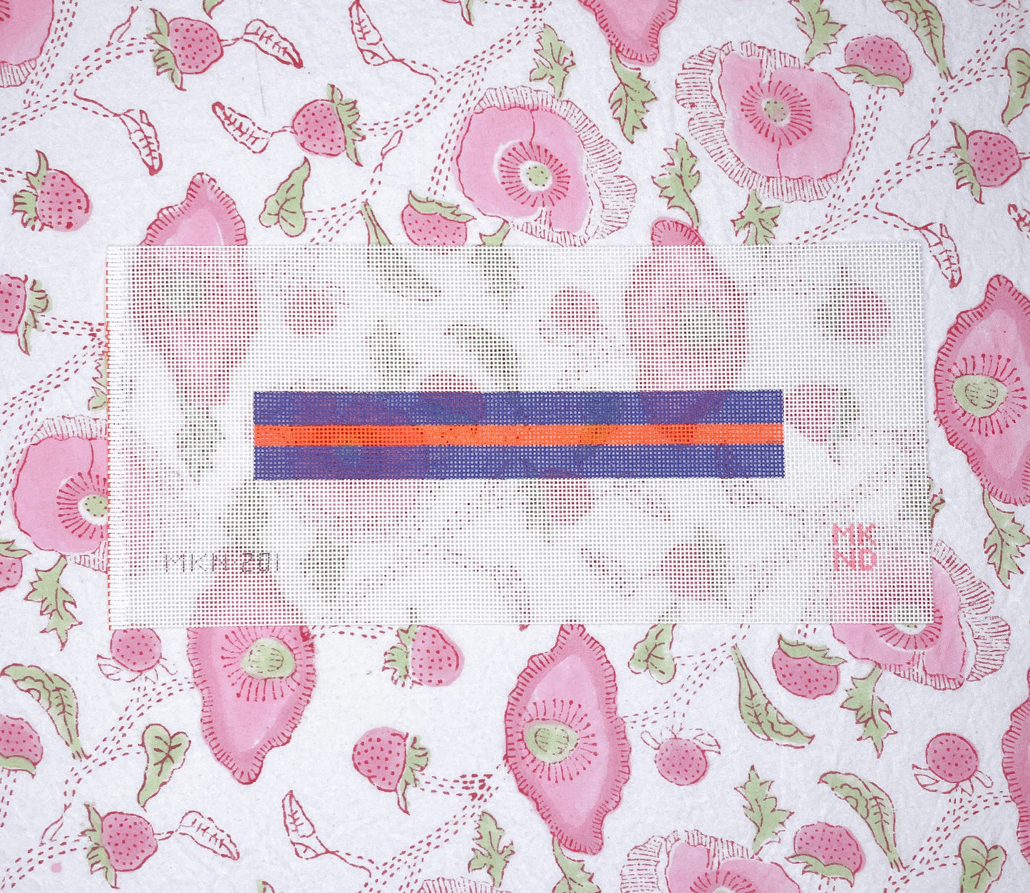 purple w/ orange key fob