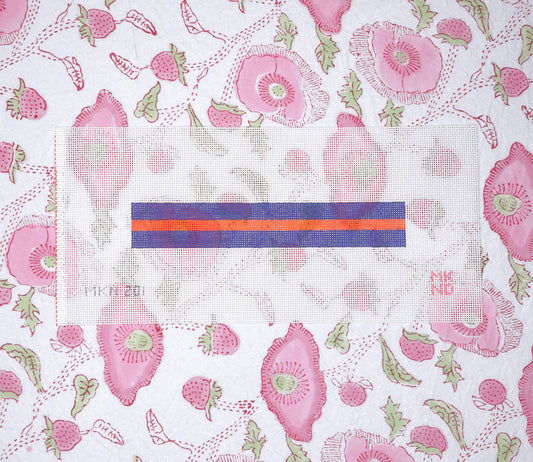 purple w/ orange key fob